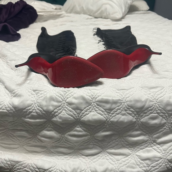 Louboutin Over the Knee All Leather Boots - Picture 9 of 11